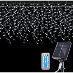 Einfeben guirlande lumineuse solaire extérieure led rideau lumineux décoration de noël Étanche ip44 2x ... Einfeben guirlande lumineuse solaire extérieure led rideau lumineux décoration de noël Étanche ip44 2x ...