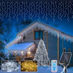 Einfeben guirlande lumineuse solaire extérieure led rideau lumineux décoration de noël Étanche ip44 2x ... Einfeben guirlande lumineuse solaire extérieure led rideau lumineux décoration de noël Étanche ip44 2x ...