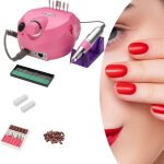 Einfeben kit poncueuse prof electrique lime ongles manucure ongle ponceuse pour ongles rose