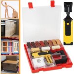 Kit de rparation stratifi 17 pices. kit de rparation de la cire pour les surfaces en bois et les ...