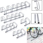 Rtelier vlos en acier pour 2 - 6 vlos, fixation au sol, antirouille et peu encombrant, ratelier familial ...