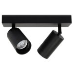 Einfeben spot de plafond plafonnier led tournante pivotante gu10 mtal lustre plafond noir lampe  2 ...