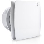 Ventilateur de salle de bain ventilateur mural de 100 mm silencieux avec capteur d'humidité de minuterie ... Ventilateur de salle de bain ventilateur mural de 100 mm silencieux avec capteur d'humidité de minuterie ...