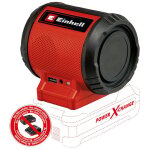 Einhell enceinte de chantier sans fil tc - sr 18 li bt - solo power x - change (18v, 85 db max. , bluetooth, ...