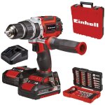 Einhell - professional perceuse visseuse � percussion sans fil tp - cd 18 / 60 li - i bl + 39 power x ...