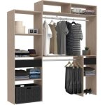 Einsacc artic ekipa meuble d'entre chne et noir