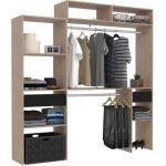 Einsacc artic ekipa meuble d'entr�e ch�ne et noir