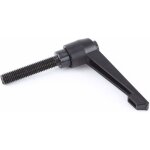 Poign�e de serrage r�glable m10 - levier � filetage m�le 25 - 50mm - alliage aluminium pour �tau / �tabli ...