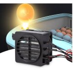 Ej. life - 100w 12v ptc car air heater, mini chauffage portable avec fonction thermostat automatique ...