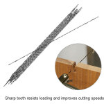 Ej. life 12 pi�ces lames de scie � chantourner avec dents en spirale pour scie de coupe en bois m�tal ...