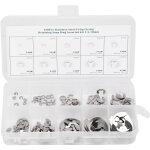120pcs e clip rondelle en acier inoxydable anneau de retenue externe circlip assortiment kit 1. 5mm - ... 120pcs e clip rondelle en acier inoxydable anneau de retenue externe circlip assortiment kit 1. 5mm - ...