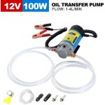 Ej. life - 12v 100w pompe  huile diesel pompe electrique vidange huile moteur, pompe de transfert pompe ...