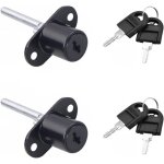 2 serrures  tiroir avec cl - pour meubles, armoires, vitrines - piston diamtre 16 mm - scurit renforce ...