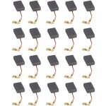 20 pi�ces balais de charbon pour remplacement de balai de charbon de moteur �lectrique pour meuleuse ...