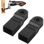 20pcs 34 mm outil oscillante lames de scie, lames de scie oscillantes universelles avec denture bim�tal ...