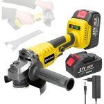 Ej. life 21 v meuleuse d'angle 125mm sans fil, m14 meuleuse d'angle moteur sans balais avec 2 piles 1300 ...