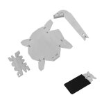 Ej. life - 3pcs set jauges d'angle de foret outils d'aff�tage de perceuse en acier inoxydable gage d'angle ...