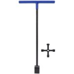 Cl� de compteur d'eau, outil d'arr�t d'eau de 16 pouces cl� de compteur d'eau � poign�e en t avec cl� ...