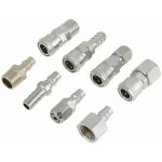 Connecteurs de tuyau de compresseur d'air, 8 pi�ces 1 / 2' bsp filetage m�le raccords rapides ensemble ...