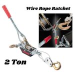 Extracteur de cble en acier robuste  2 crochets, 2 tonnes - outil  cliquet pour treuil de chane - ...
