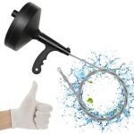 Ej. life - furet d�boucheur canalisation avec tige flexible de 10 m - furet plomberie parfait pour d�boucher ...