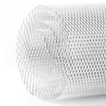 Grille de calandre de voiture en alliage d'aluminium 3x6mm grille de corps pare - chocs rhombique gril ...