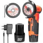 Ej. life - mini meuleuse sans fil, 76mm mini disqueuse sans fil, meuleuse d'angle sans fil avec chargeur ...