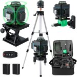 Ej. life - niveau laser 360, 4d 16 lignes niveau laser 3� outil de mise � niveau avec fonction de nivellement ...