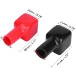 Paire de cache - bornes de batterie rouge et noir positif et ngatif 192681 192682 a - ej. life
