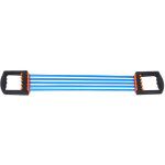 �lastique de musculation poitrine bleu, c�ble r�sistance fitness entra�nement sportif