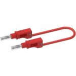 2217 / 600v - cd1 - 50r cordon de mesure banane mle banane mle 0. 50 m rouge 1 pc(s) - electro pjp