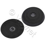 Electrolux - filtre charbon par 2 eff58 902980126 / 4 pour hotte arthur martin, faure, zanussi