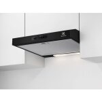 Electrolux - hotte visi�re casquette aspirante noire largeur 60cm d�bit d'air 272m3 / h