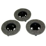 Electrolux - jeu de 3 disques feutre chambord z5 lc500c simac fl8500 (09502576) cireuse delonghi hoover, ...