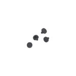 Electrolux - patins supports casserole x4 d'origine plaque de cuisson 50284009003