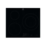 Electrolux - table de cuisson a induction 3 feux - 60 cm - cit60331ck - noir