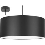 �l�gante lampe suspendu abat - jour central blanc 50 cm