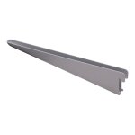 Element system - console au pas de 32 - d�cor : gris aluminium - longueur : 220 mm - nombre de crochets ...