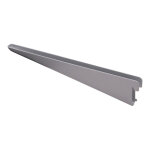 Element system - console au pas de 32 - d�cor : gris aluminium - longueur : 270 mm - nombre de crochets ...