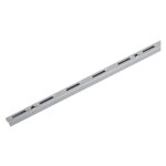 Cr�maill�re simple perforation - d�cor : gris aluminium - longueur : 1000 mm - ral : 9006 element system ...