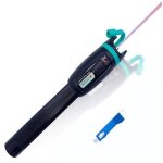 Elfcam - stylo laser vfl 10mw pour fibre optique - jusqu' 10 km, avec adaptateur sc vers lc, compatible ...