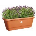 Elho - noa balconniere m - marron - l 52 x b 20 x h 18 cm - balconextérieur - 100% recyclé Elho - noa balconniere m - marron - l 52 x b 20 x h 18 cm - balconextérieur - 100% recyclé