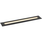 Eline - led spot encastrable de sol - 1 lumière - l 50 cm - noir - moderne - éclairage extérieur - qazqa ... Eline - led spot encastrable de sol - 1 lumière - l 50 cm - noir - moderne - éclairage extérieur - qazqa ...