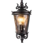 Elstead baltimore lanterne murale d'extrieur bronze patin, ip44