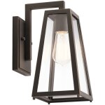 Elstead kichler delison lanterne murale d'extrieur en bronze huil, ip44
