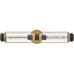 Elstead masthead applique murale d'ext�rieur 2 lumi�res heritage laiton & noir ip44