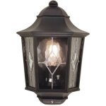 Elstead - norfolk - demi - lanterne murale ext�rieure � 1 ampoule noire ip44, e27