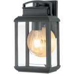 Elstead quoizel byron lanterne murale d'extrieur graphite avec rflecteur en tain, ip44