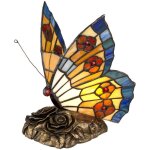 Elstead - tiffany animal lamps lampe tiffany papillon, bronze architectural, g9