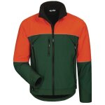 Elysee - veste en softshell de forestier sanddorn taille m verte / orange 94 % pes / 4 % lasthanne, ...